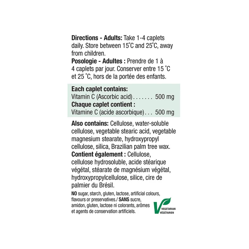 Jamieson - Vitamin C 500 mg, Timed Release | 100 Caplets