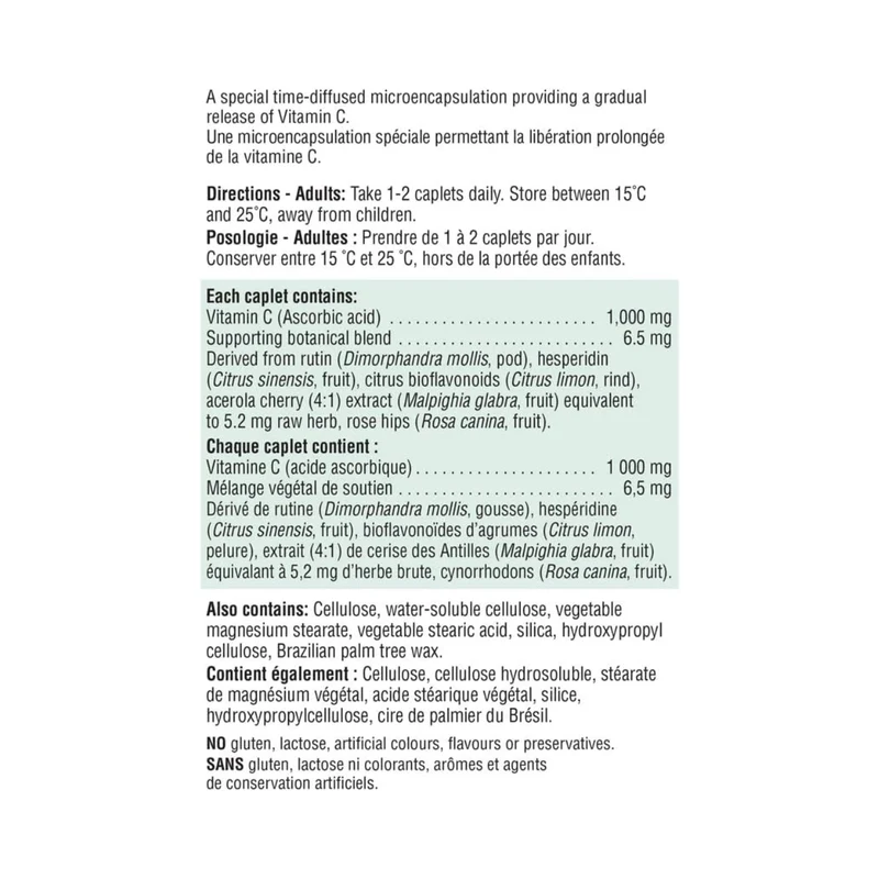 Jamieson - Vitamin C 1000 mg, Timed Release | 100 Caplets