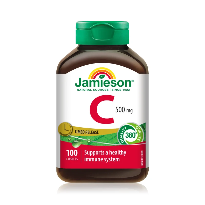Jamieson - Vitamin C 500 mg, Timed Release | 100 Capsules