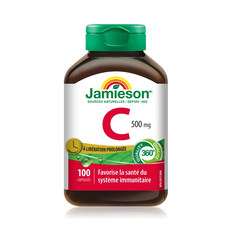 Jamieson - Vitamin C 500 mg, Timed Release | 100 Capsules