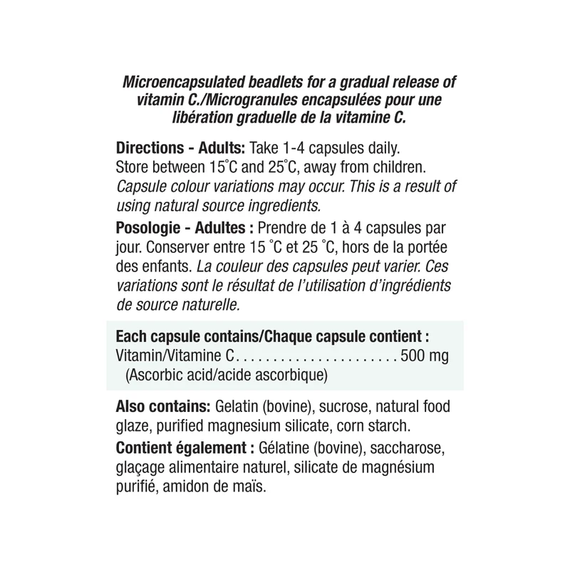 Jamieson - Vitamin C 500 mg, Timed Release | 100 Capsules