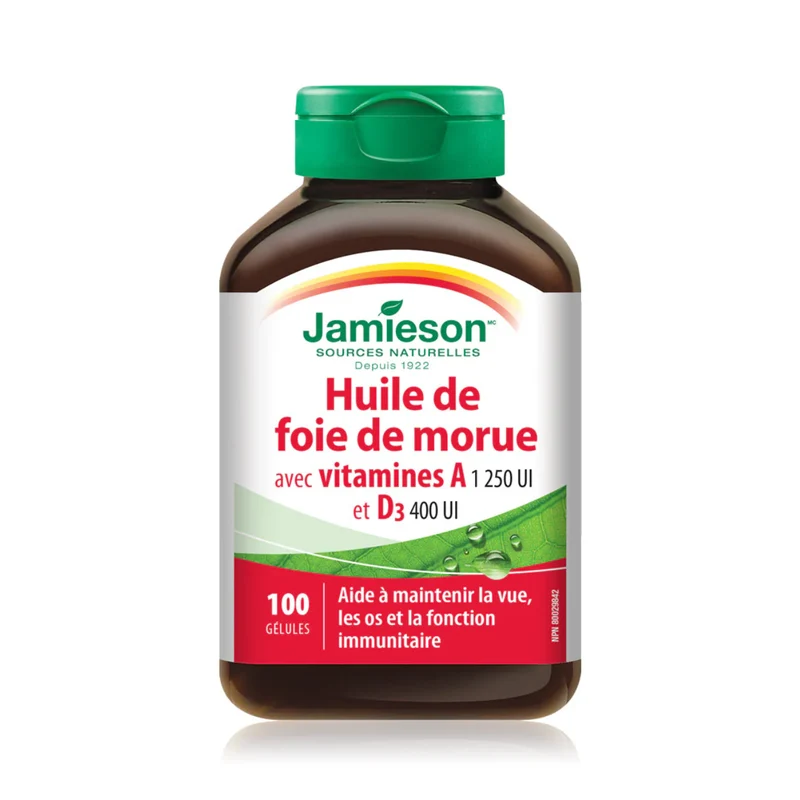 Jamieson - Cod Liver Oil | 100 Softgels