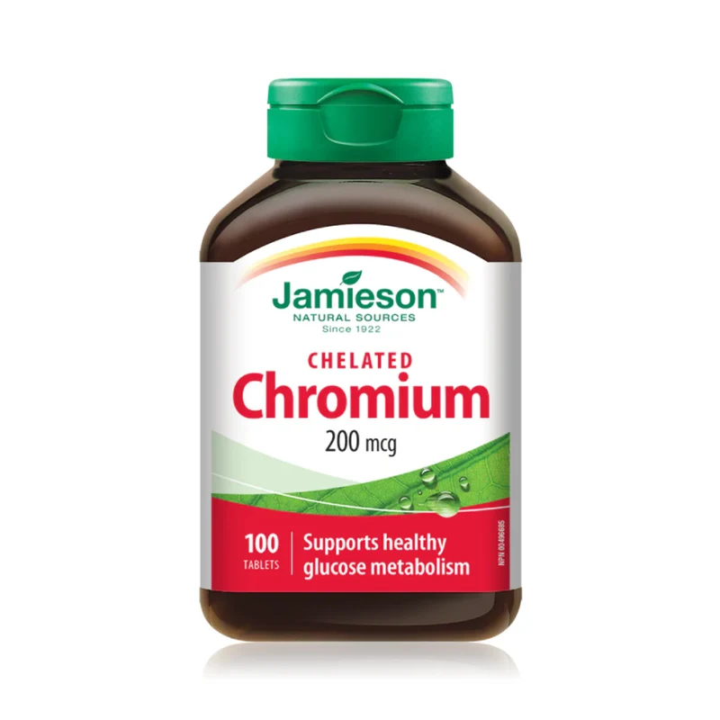 Jamieson - Chelated Chromium 200 mcg | 100 Tablets