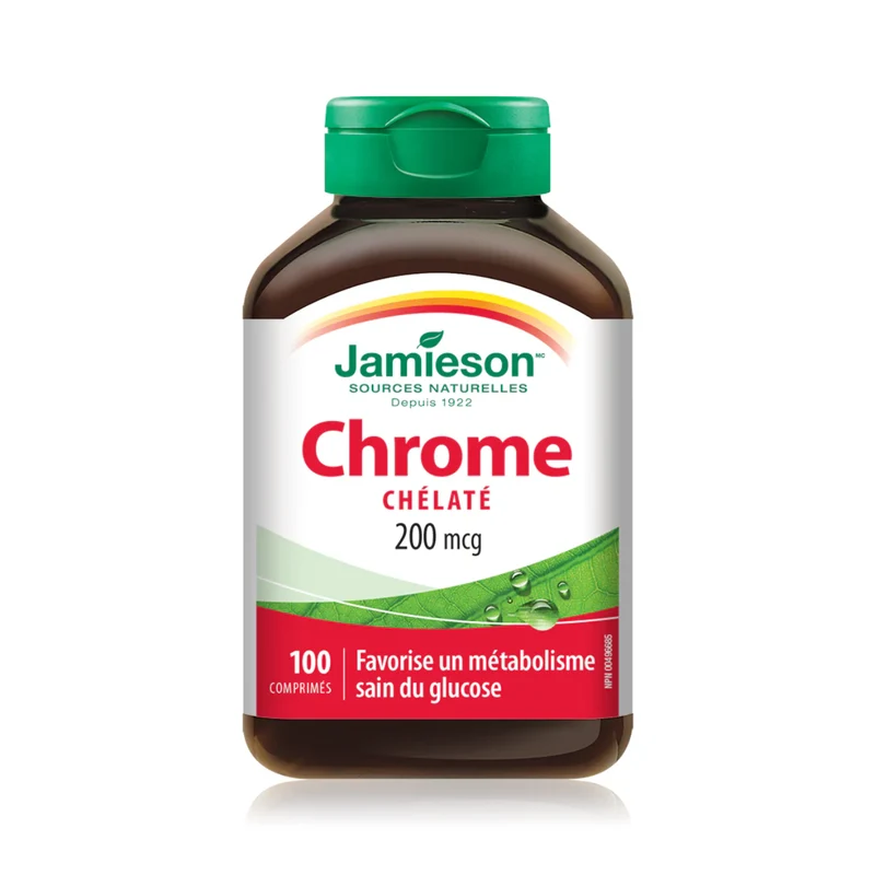 Jamieson - Chelated Chromium 200 mcg | 100 Tablets