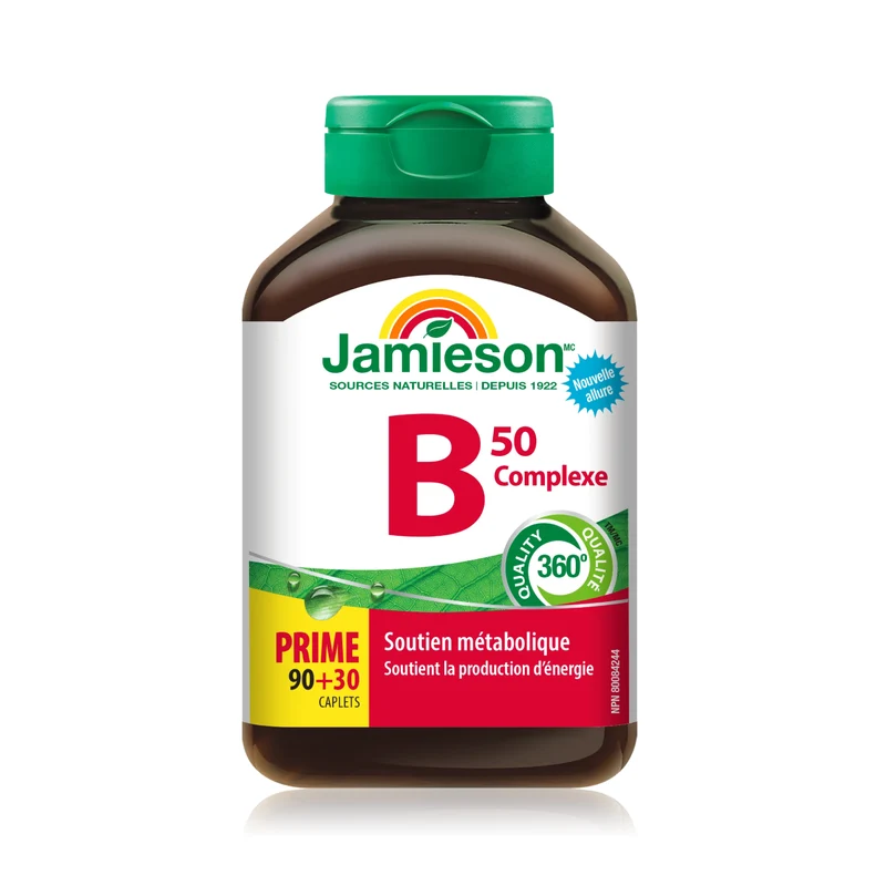 Jamieson - B 50 Complex | 90 + 30 Tablets