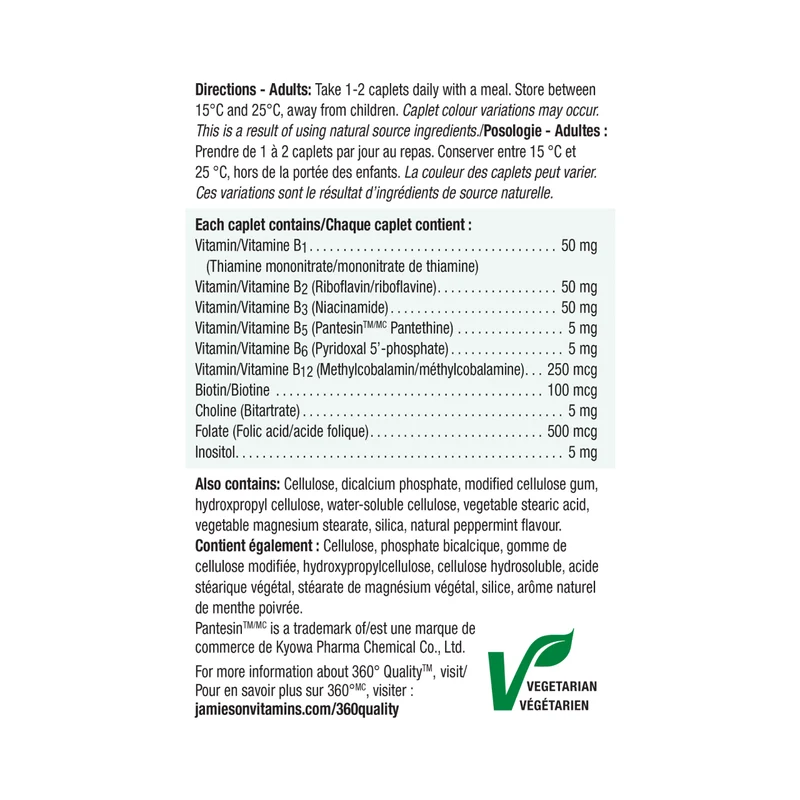 Jamieson - B 50 Complex | 90 + 30 Tablets