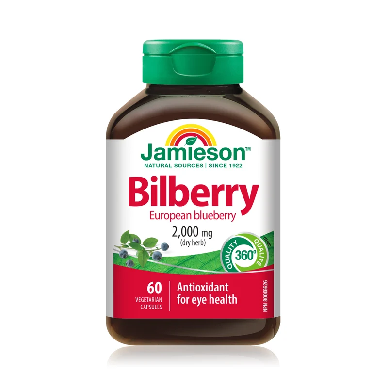 Jamieson - Bilberry, 2000 mg | 60 Capsules