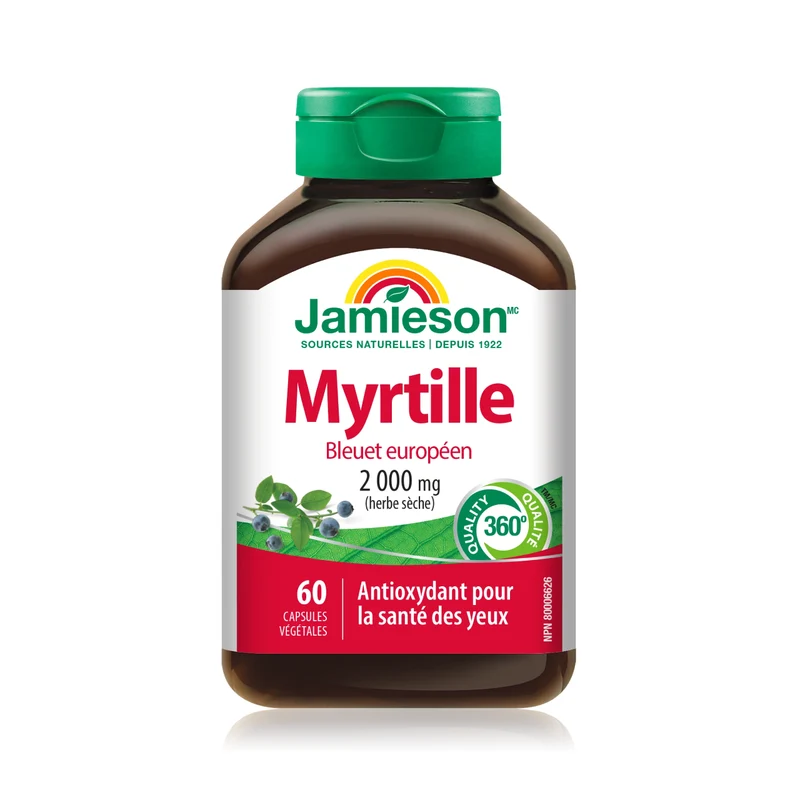 Jamieson - Bilberry, 2000 mg | 60 Capsules