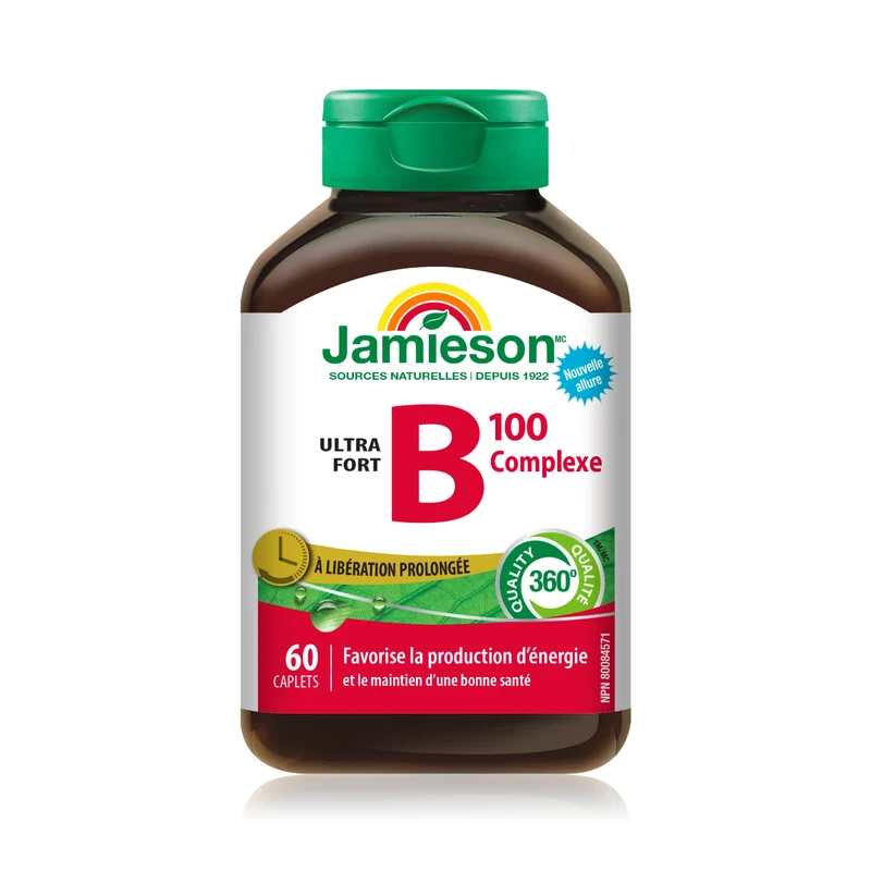 Jamieson - B 100 Complex, Ultra Strength, Timed Release | 60 Caplets