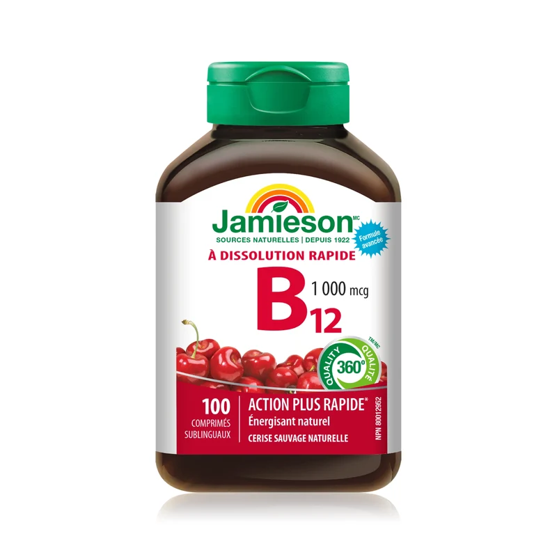 Jamieson - Vitamin B12 1000 mcg | 100 Sublingual Tablets
