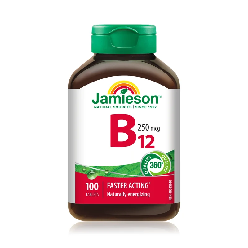 Jamieson - Vitamin B12 250 mcg | 100 Tablets
