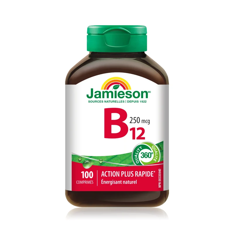 Jamieson - Vitamin B12 250 mcg | 100 Tablets