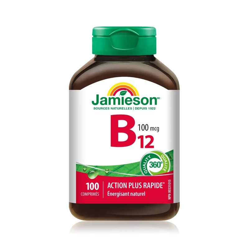 Jamieson - Vitamin B12 100 mcg | 100 Tablets