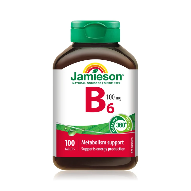 Jamieson - Vitamin B6 100 mg | 100 Tablets