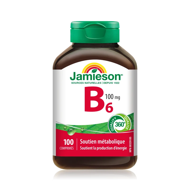 Jamieson - Vitamin B6 100 mg | 100 Tablets