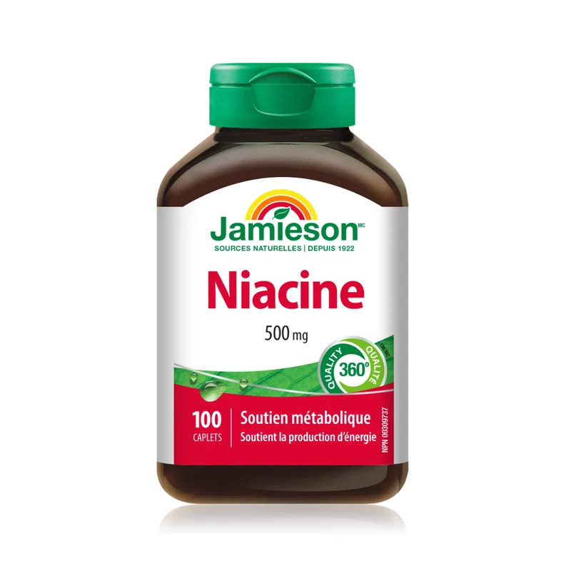 Jamieson - Niacin 500 mg | 100 Caplets