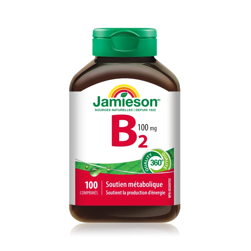 Jamieson - Vitamin B2 100 mg | 100 Tablets