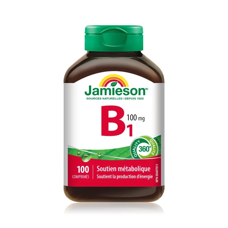 Jamieson - Vitamin B1 100 mg | 100 Tablets