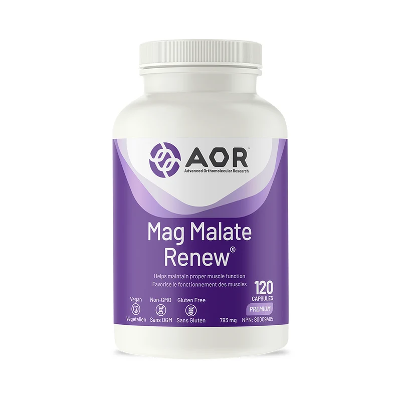 AOR - Mag Malate Renew | 120 Capsules