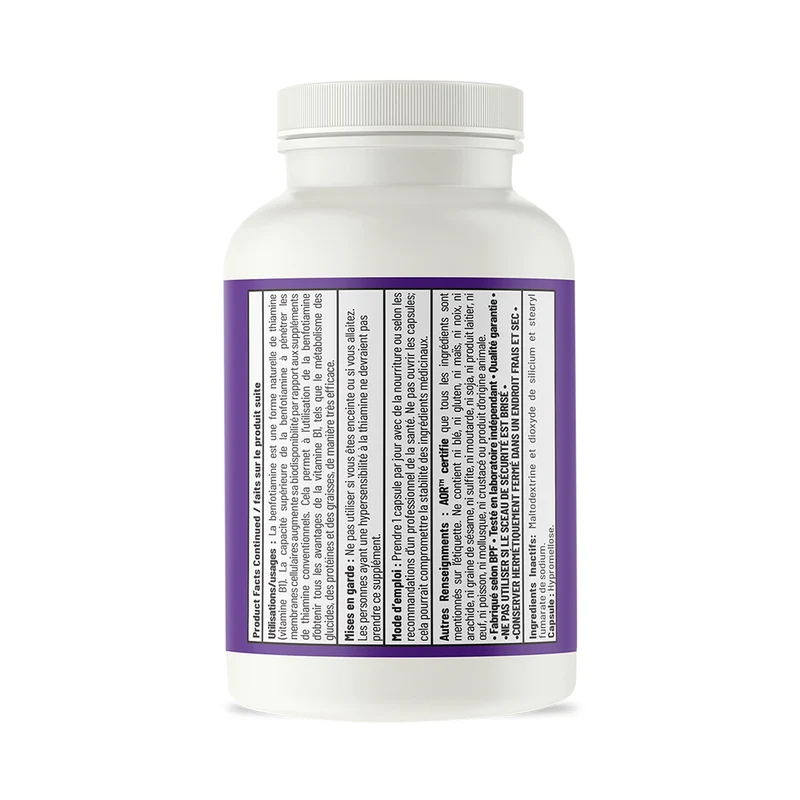 AOR - Benfotiamine | 120 Capsules