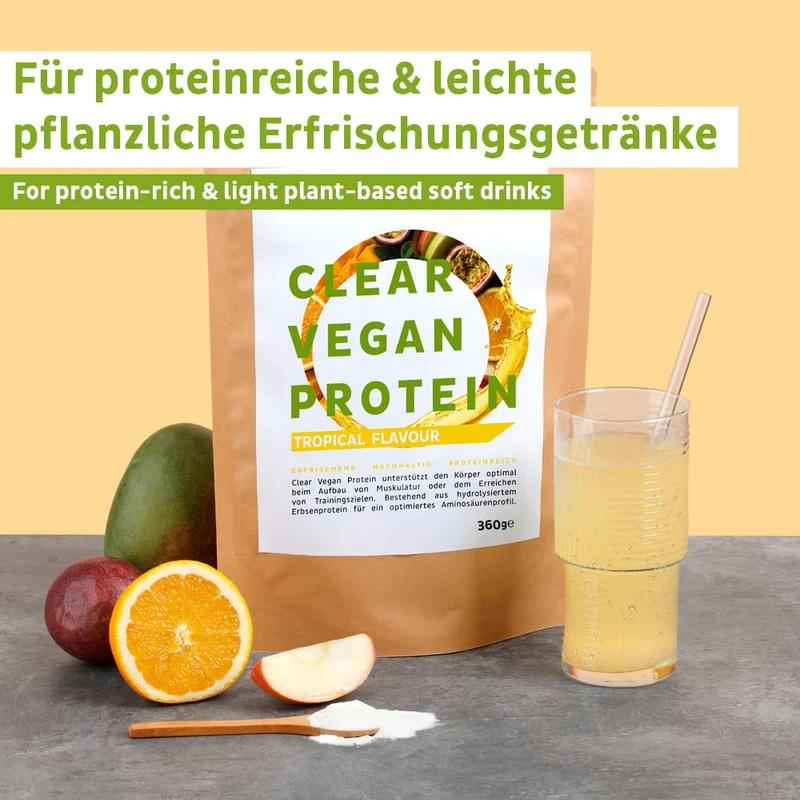 Clear Vegan Protein Tropical
