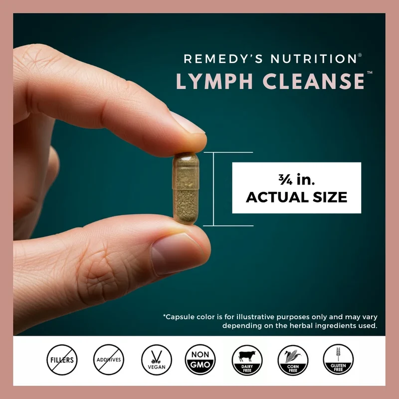 Lymph Cleanse™ 1000 mg, 60 capsules végétaliennes