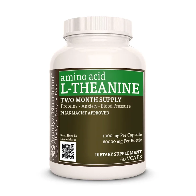 L-Théanine 1000 mg, 60 gélules végétaliennes