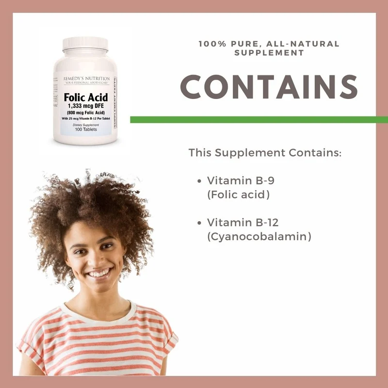 Capsules d'acide folique 1,333 XNUMX mcg