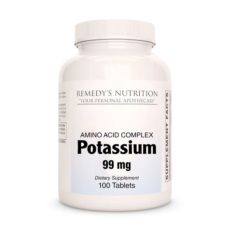 Comprimés de potassium 99 mg, 100 comprimés