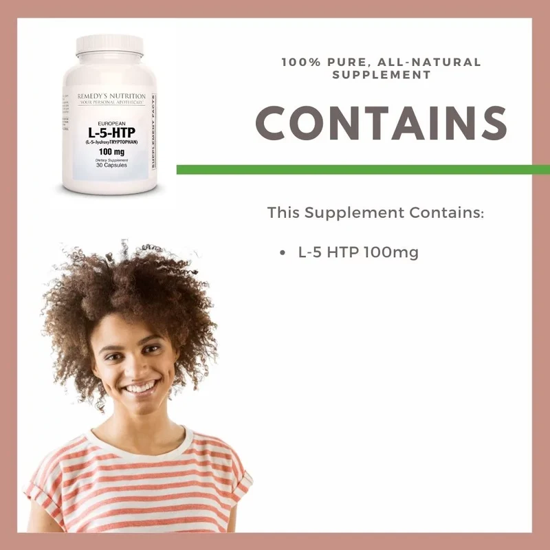 L-5-HTP 100 mg, 30 gélules végétaliennes