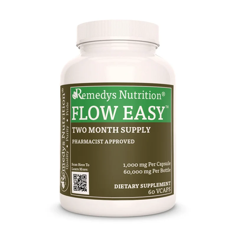 Flow Easy™ Contrôle de la vessie 1000 mg, 60 capsules végétaliennes