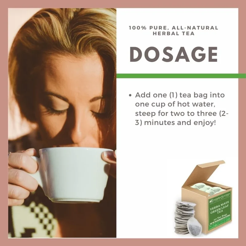 Sachets de thé Yerba Mate 20 unités