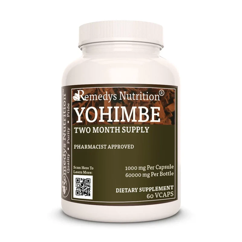 Yohimbe 1000 mg 60 gélules végétaliennes