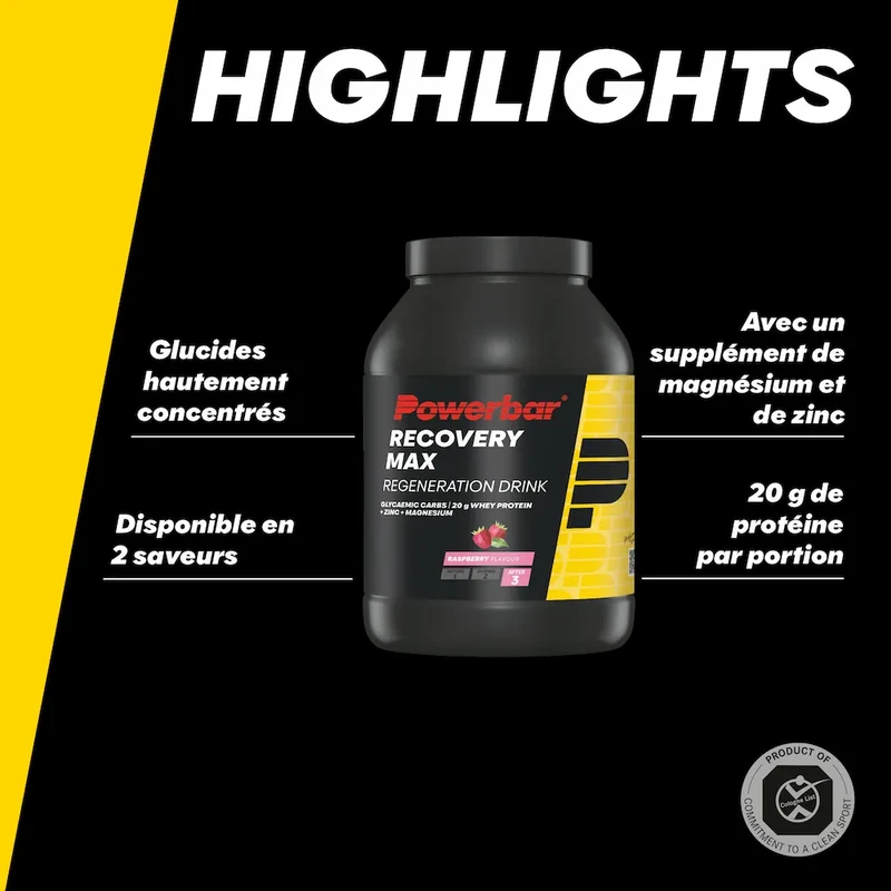 Boisson de récupération Recovery Max Powerbar