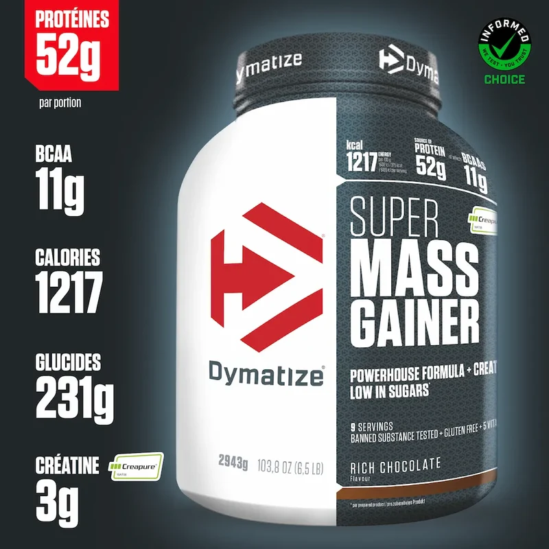 Super Mass Gainer Dymatize – Gainer protéiné