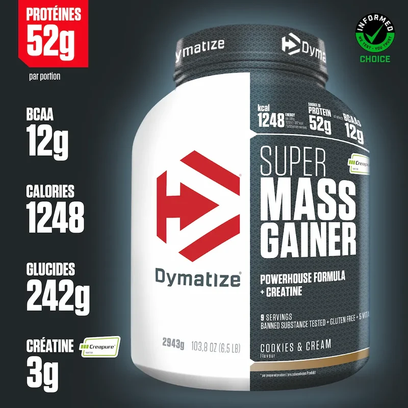 Super Mass Gainer Dymatize – Gainer protéiné