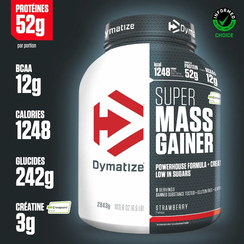 Super Mass Gainer Dymatize – Gainer protéiné