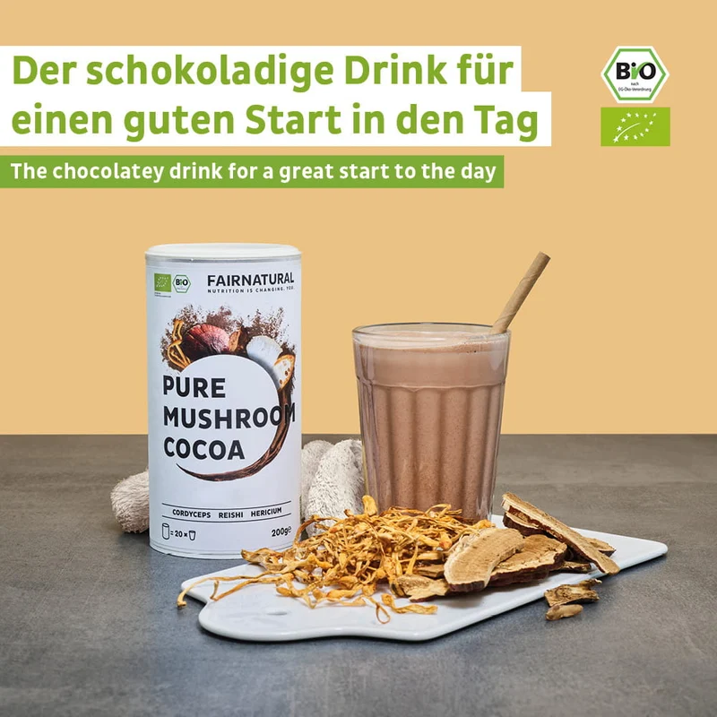 Poudre de cacao bio mushroom