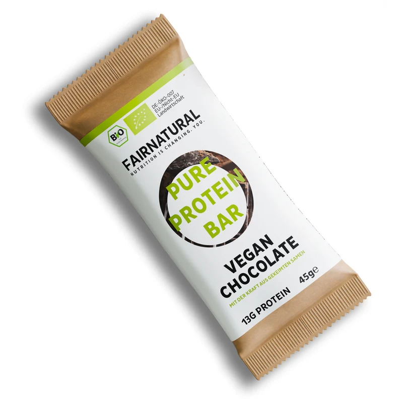 Barre protéinée Bio Vegan au chocolat à l'unité