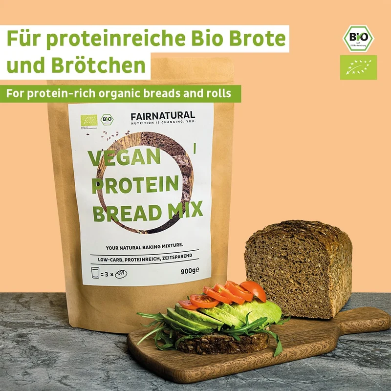 Mélange pour pain protéiné bio Vegan
