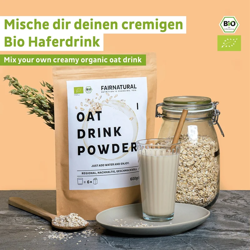 Lait d'avoine bio en poudre