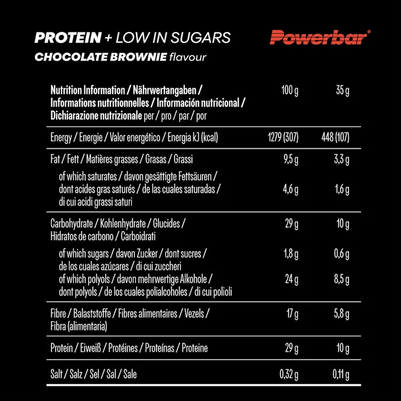Barres Protein+ Low In Sugar Powerbar