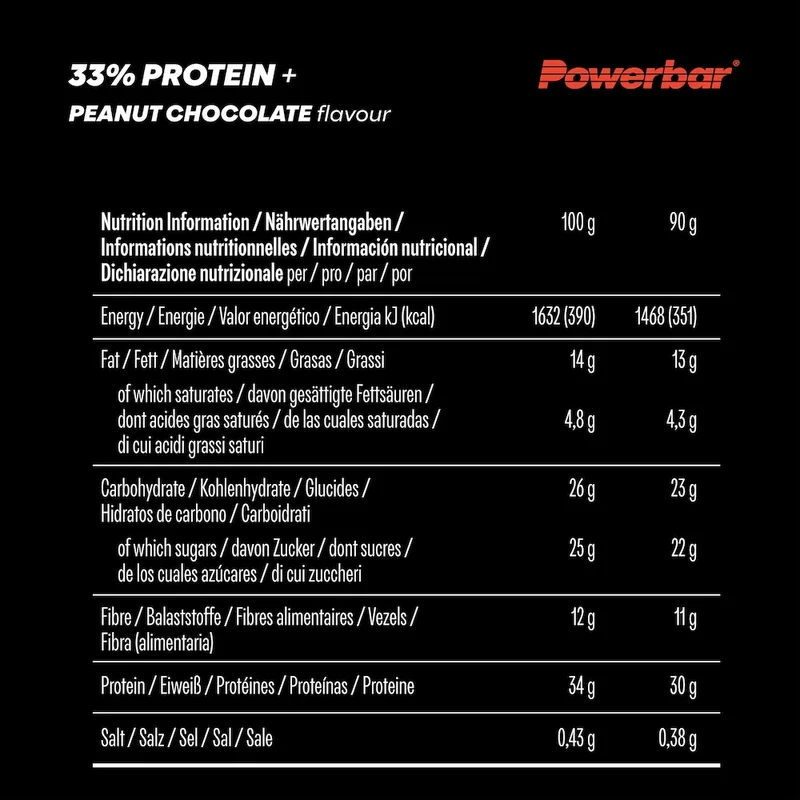 Barres 33% Protein+ Powerbar