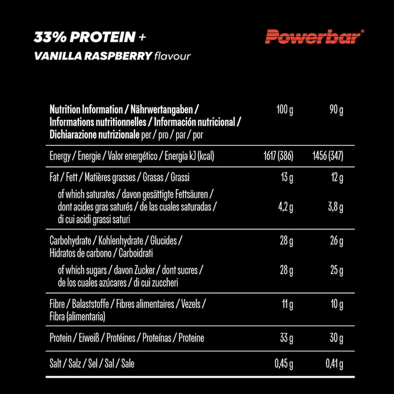 Barres 33% Protein+ Powerbar
