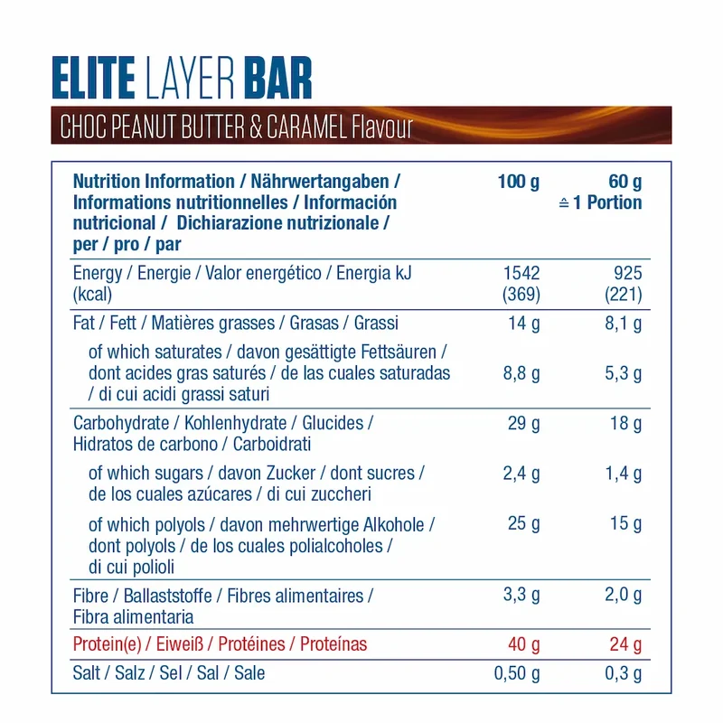 Barres Elite Layer Dymatize