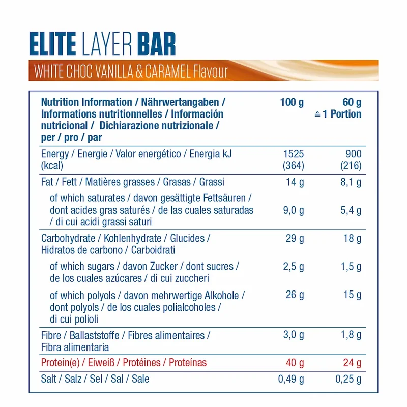 Barres Elite Layer Dymatize