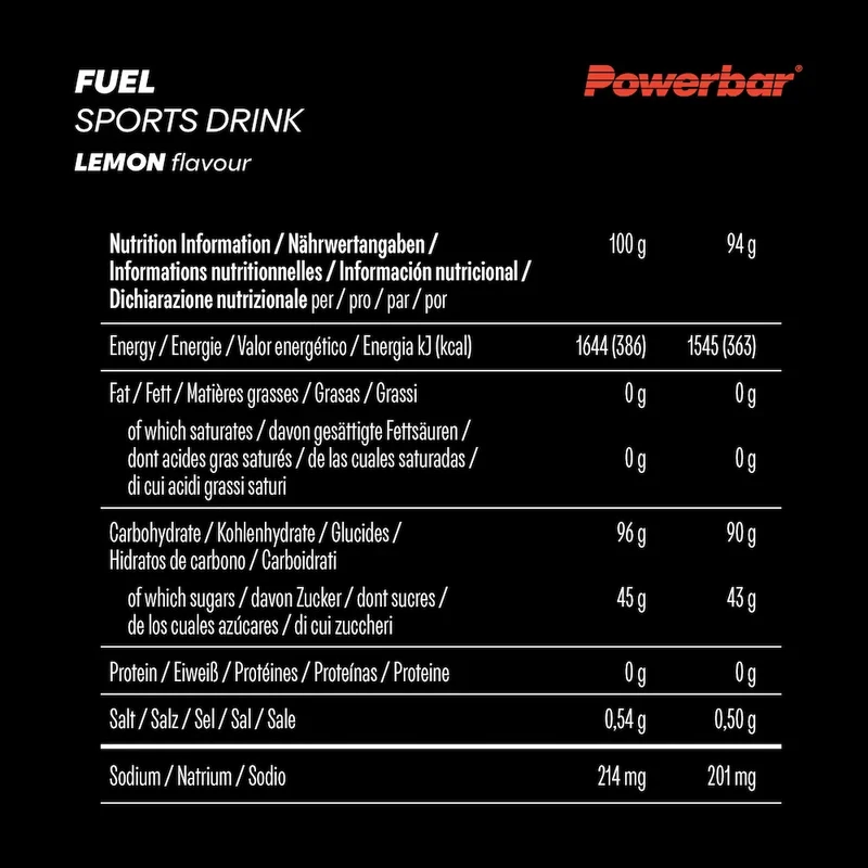Boisson glucidique Fuel Sports Powerbar