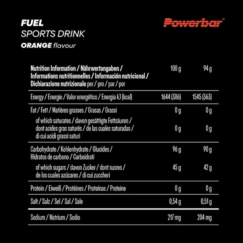 Boisson glucidique Fuel Sports Powerbar