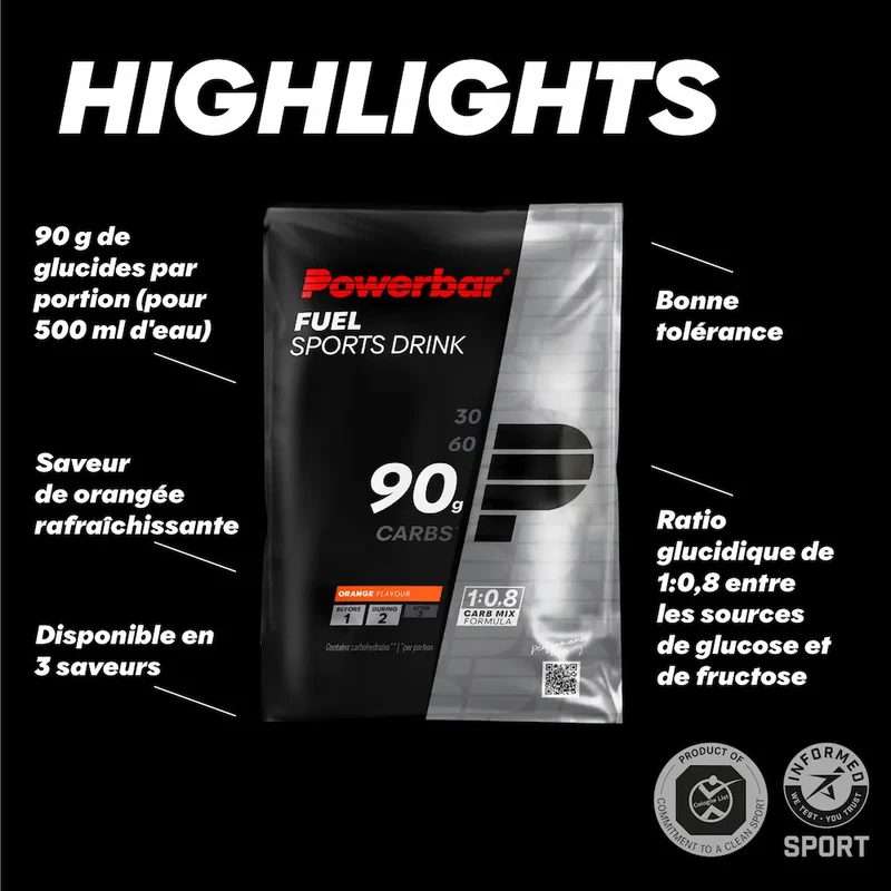 Boisson glucidique Fuel Sports Powerbar