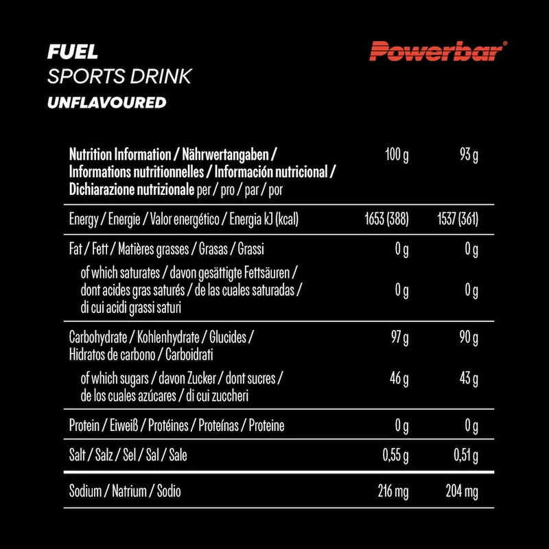 Boisson glucidique Fuel Sports Powerbar